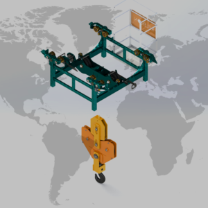 Pièce détachée de grue à tour Kulekon – chariot et moufle